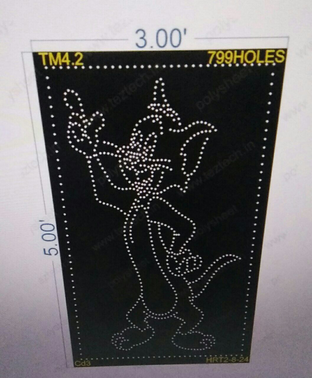 TM4.2  TOM CARTOON 5X3 FEET 799HOLES