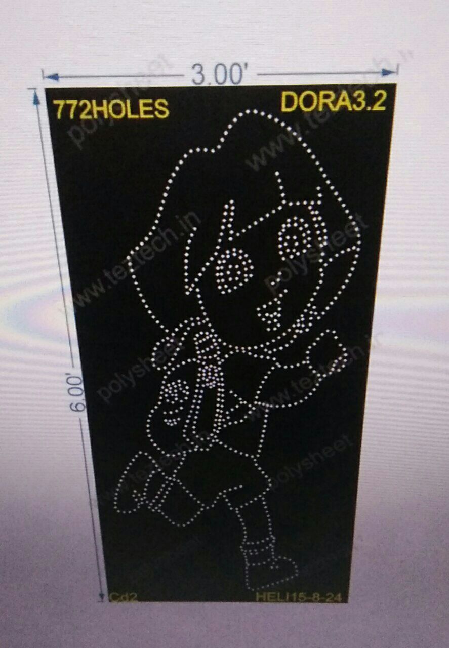 DORA3.2 DORA 6X3 FEET 772 HOLES