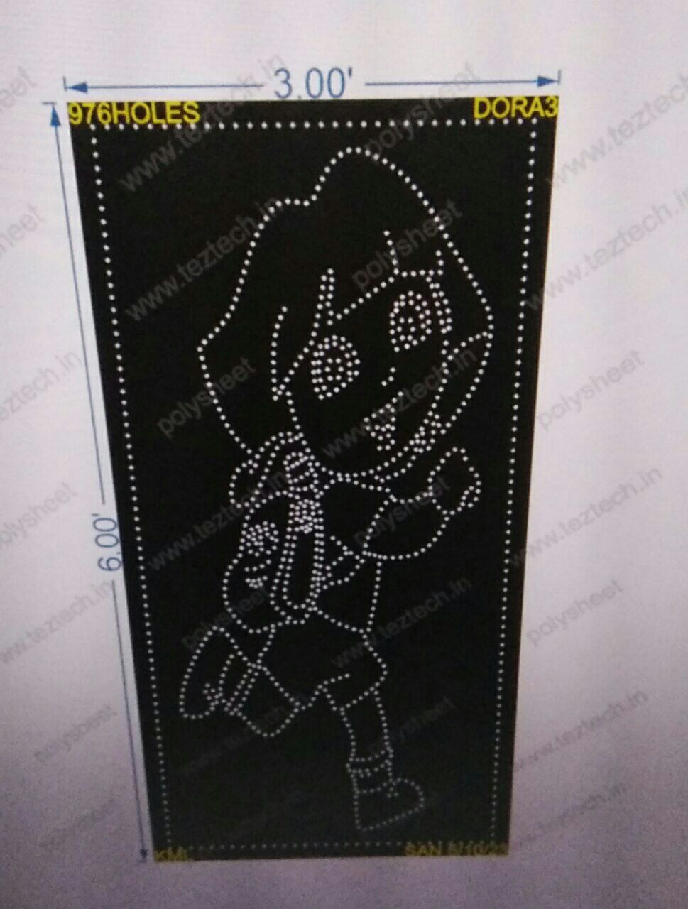 DORA3 DORA 6X3 FEET 976HOLES