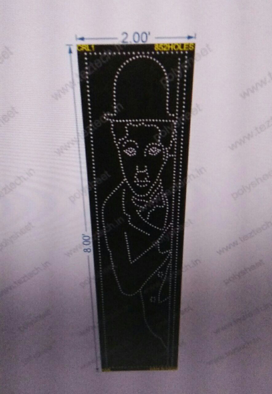 CRL1 CHARLIE CARTOON 8X2FEET 852HOLES