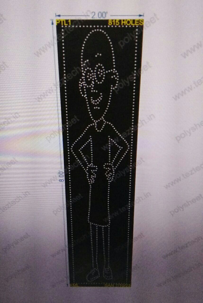 PTL1 PATLU 2X8FEET 815HOLES