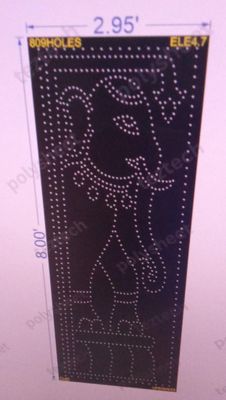 ELE4.7 ELEPHANT 3X8FEET 809 HOLES