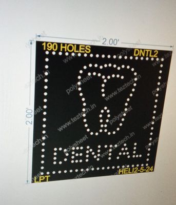 DNTL2 DENTEL 2X2FT 190 HOLES