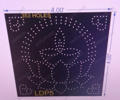 LDP5 LOTUS WITH DIPAK 4X4 FEET 353 HOLES