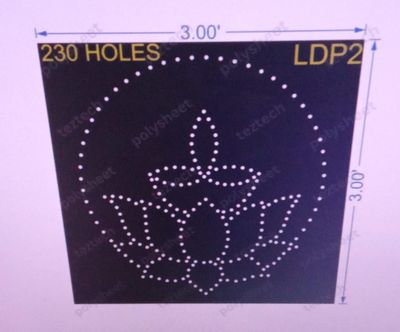 LDP2 LOTUS WITH DIPAK 3X3 FEET230 HOLES