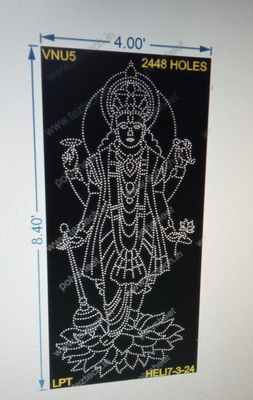 VNU5 VISHNU BHAGWAN 8.4X4 FEET 2448 HOLES