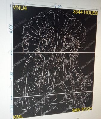 VNU4 LAXMI NARAYAN 10X8 FEET 3344HOLES (3 PARTS)