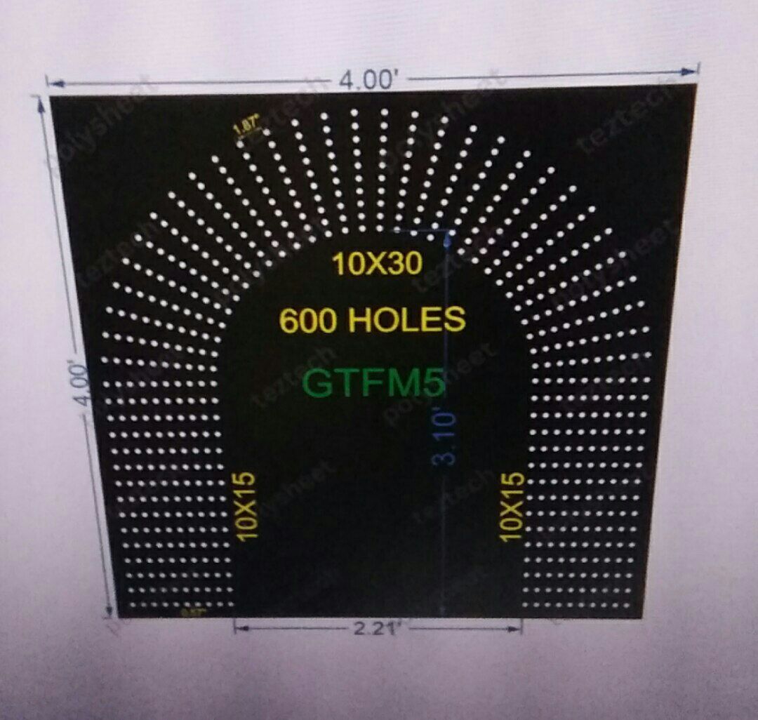 GTFM5  GATE FOR MURTI  4X4 FEET 600 HOLES  10 LED PER LINE