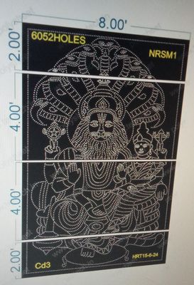 NRSM1 NARSHIMHA 12X8 6052 HOLES (4 PARTS)