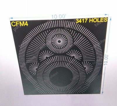 CFM4  CHAKRI FOR MURTI 10X10 FEET  3417 HOLES