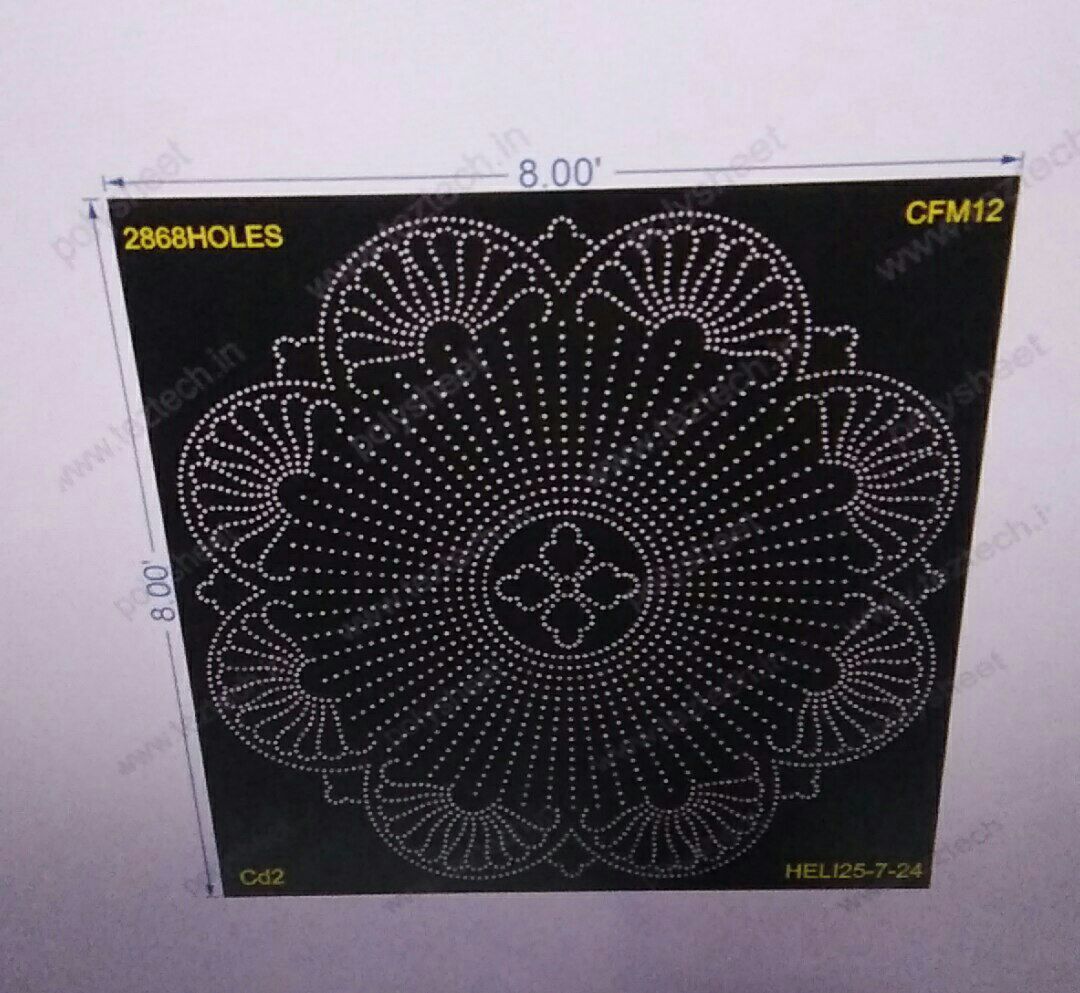 CFM12 CHAKRI FOR MURTI 8X8 FEET 2868 HOLES