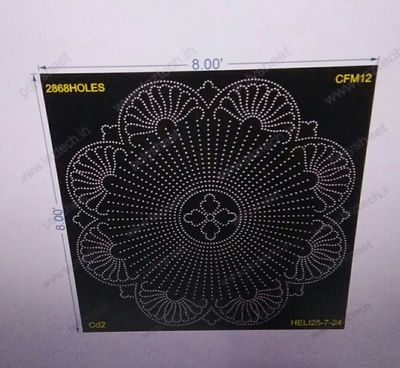 CFM12 CHAKRI FOR MURTI 8X8 FEET 2868 HOLES
