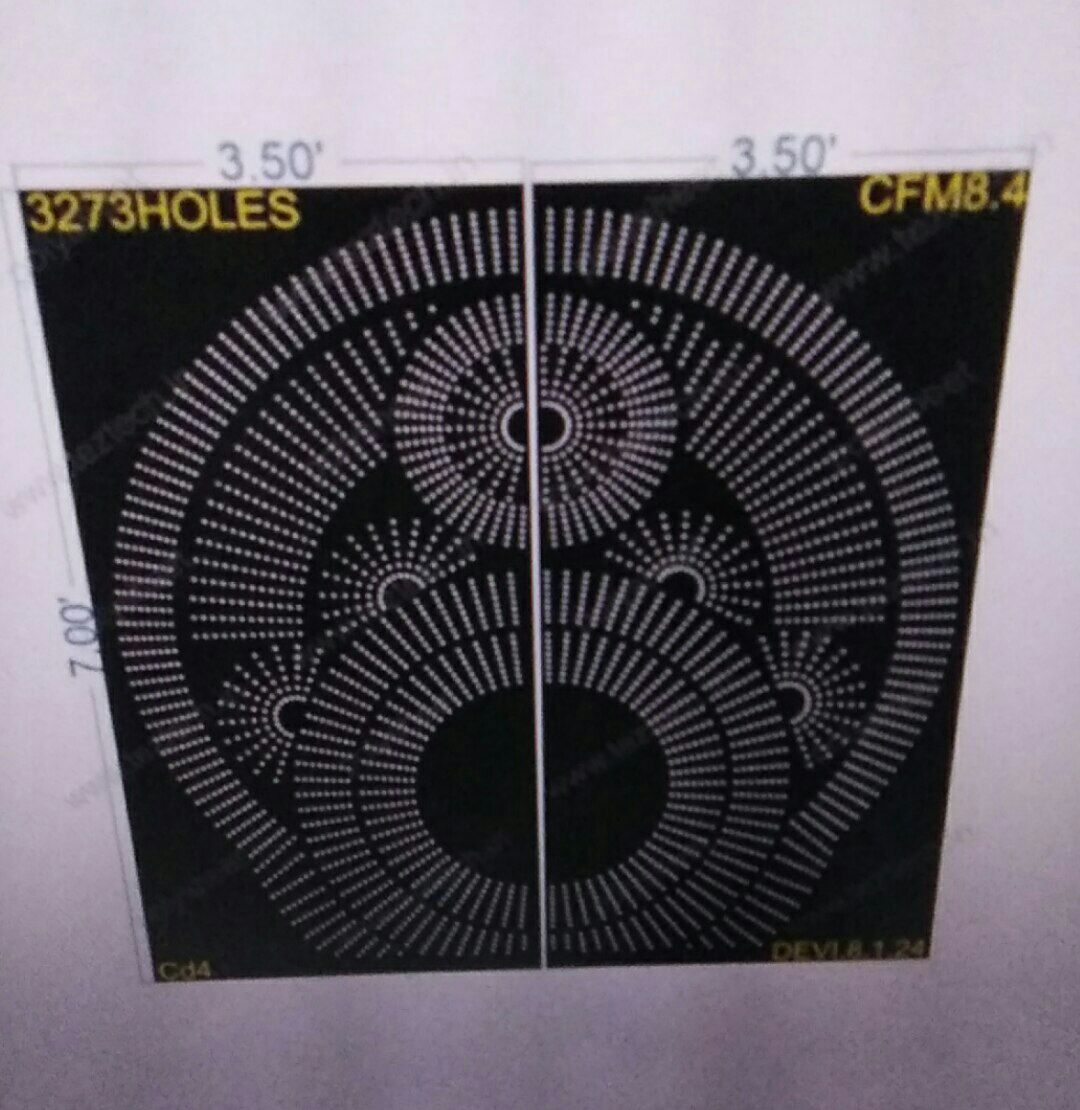 CFM8.4  CHAKRI FOR MURTI 7X7 FEET  3273HOLES