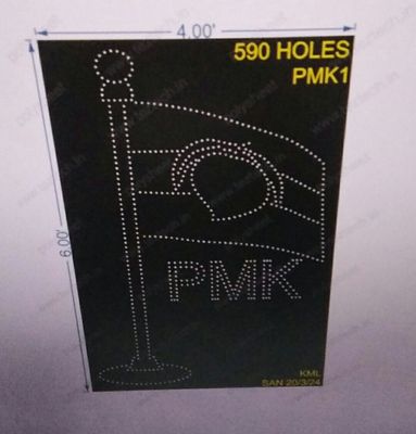 PMK1 Pattali Makkal Katchi 6X4 FEET 590 HOLES