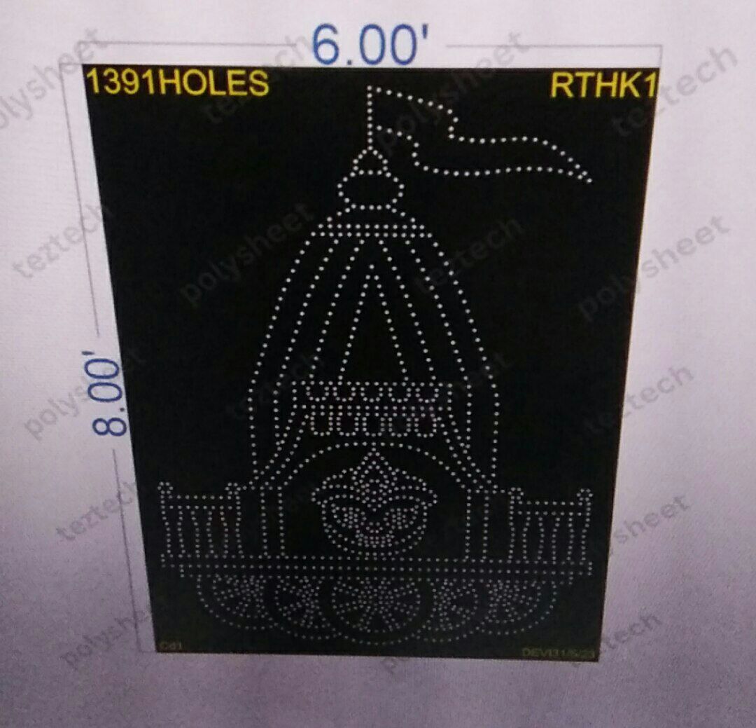 RTHK1 JAGANNATH RATHYATRA(KRISHNA)	6X8FEET 1391HOLES