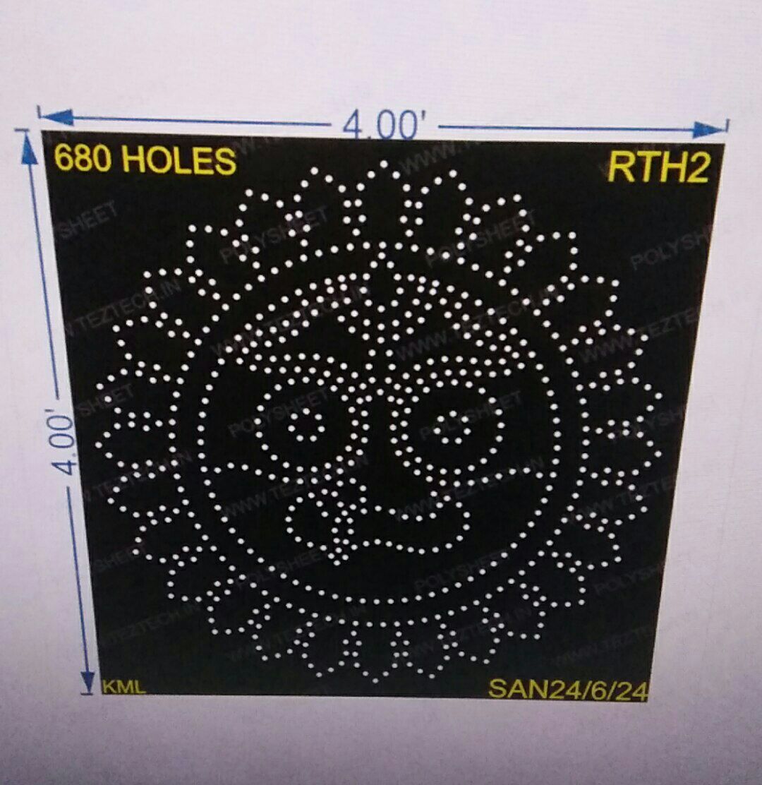RTH2 JAGANNATH 4X4 FEET 680 HOLES