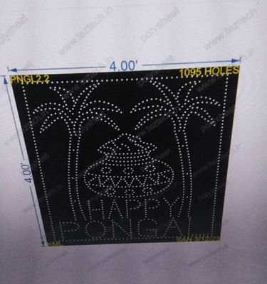 PNGL2.2 HAPPY PONGAL 4X4FEET 1095HOLES