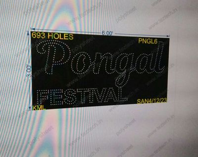 PNGL6 HAPPY PONGAL 3X6FEET 693HOLES