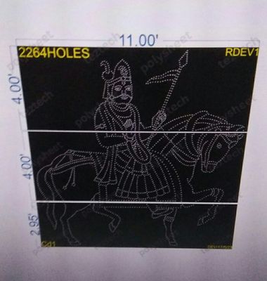 RDEV1 RAMDEVPIR 11X11FEET 2264HOLES IN 3PARTS