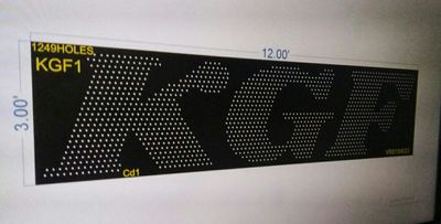 KGF1 KGF 12X3 FEET 1249 HOLES