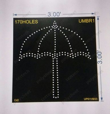 UMBR1 UMBRELLA 3X3 FEET 170 HOLES