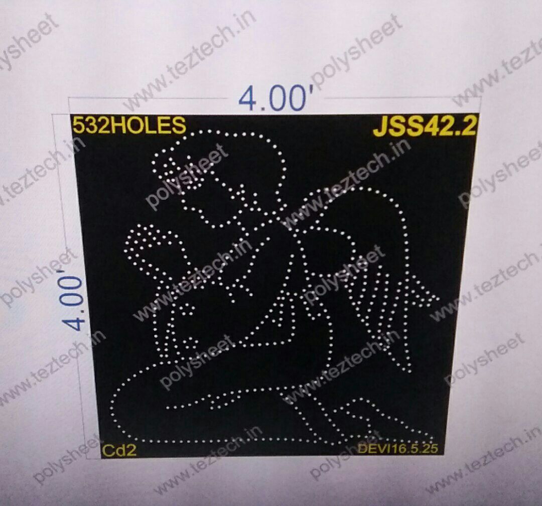 JSS42.2 ANGLE 1 PART 4X4 FEET 532 HOLES
