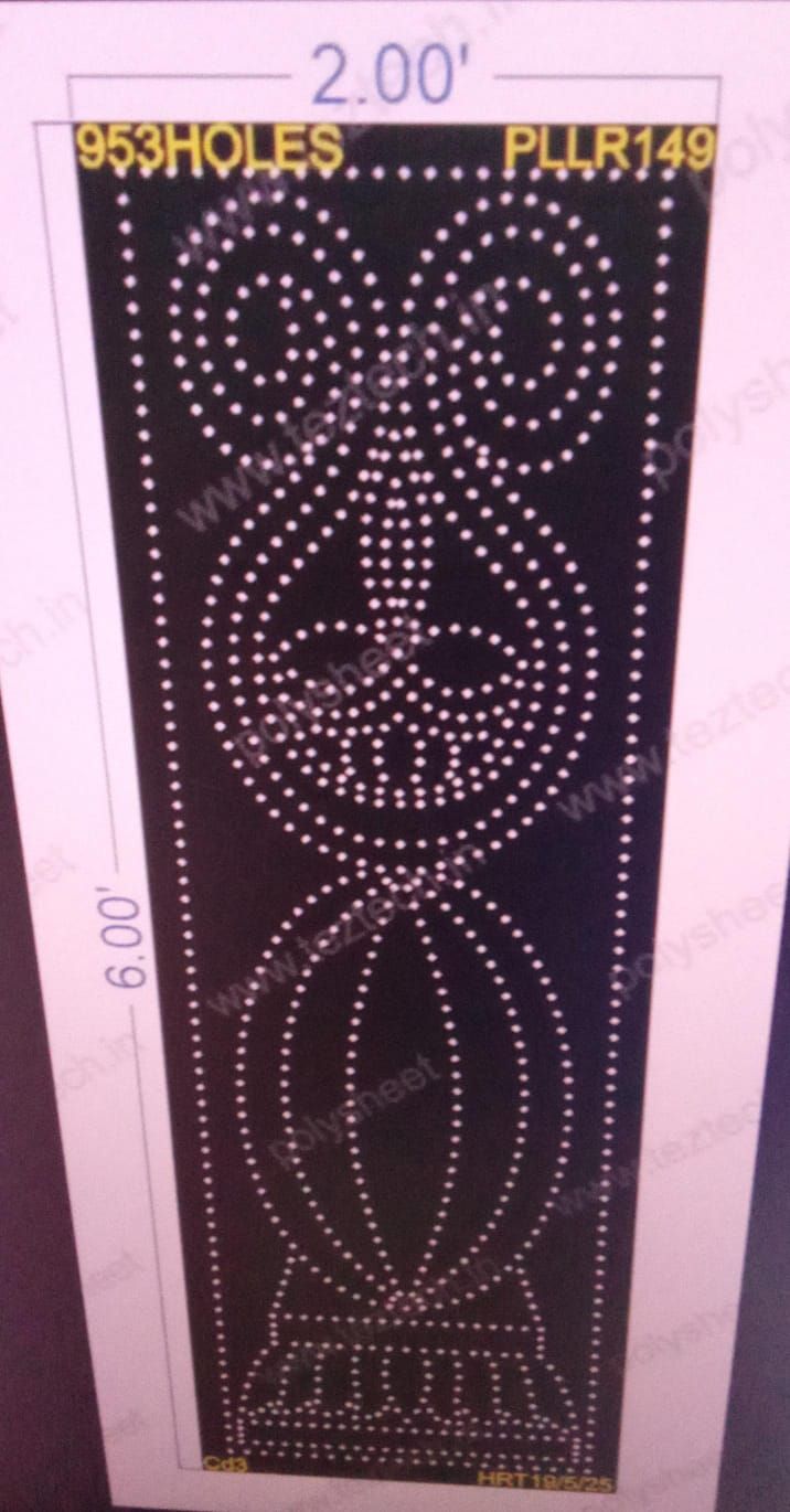 PLLR149 PILLAR  6X2 FEET 953 HOLES
