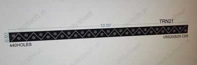 TRN21 TORAN 1 PART 0.5X10 FEET 440 HOLES