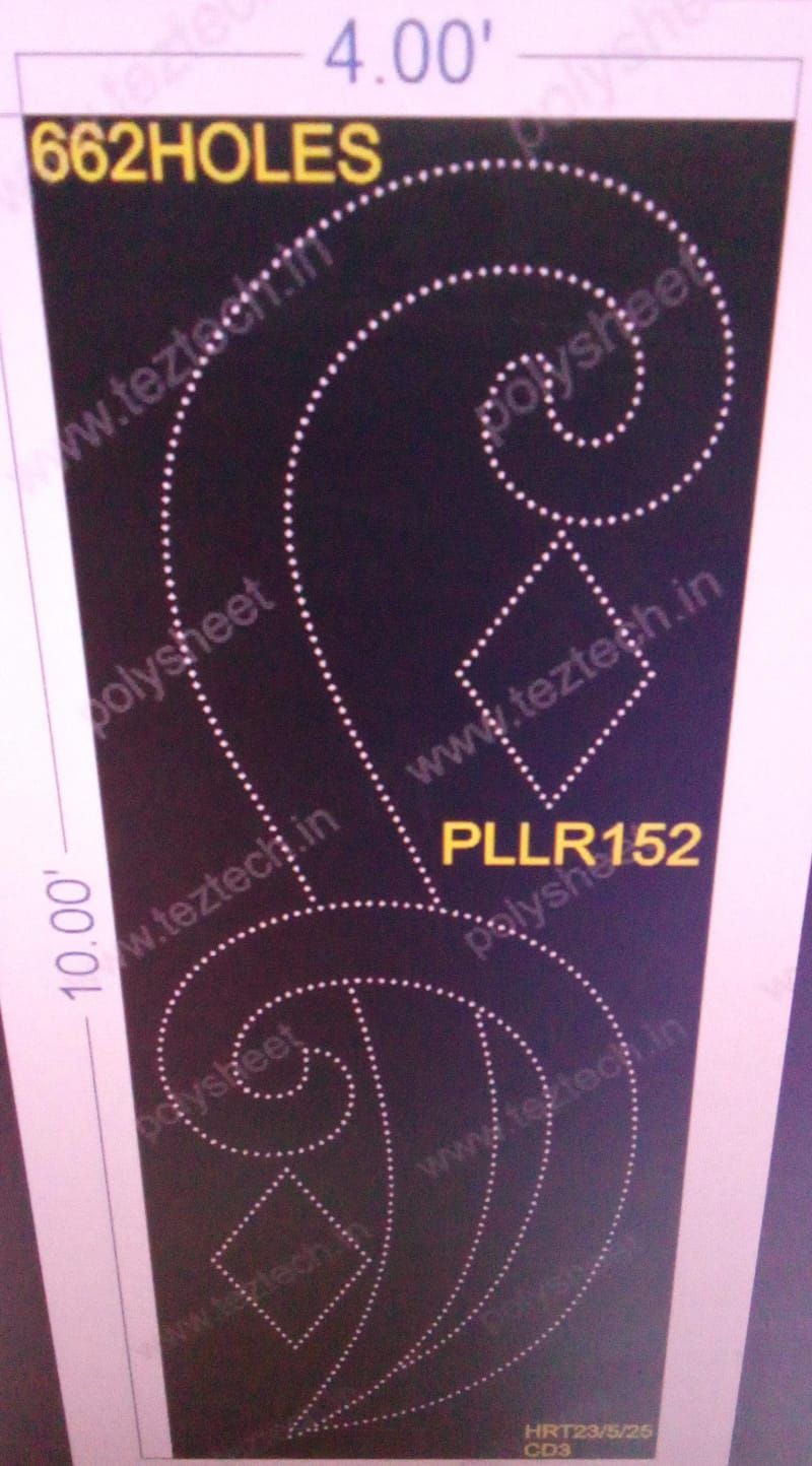 PLLR152  PILLAR  4X10  FEET 662  HOLES