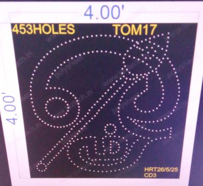 TOM17  TAMIL OM 4X4  FEET 453 HOLES