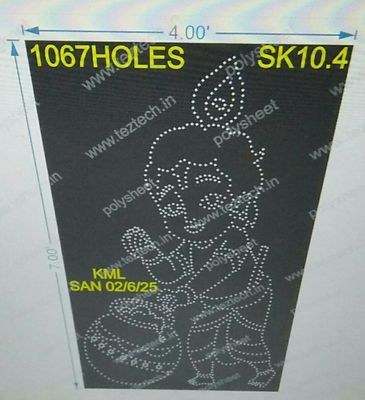 SK10.4 SHREE KRSHNA  1 PART 7X4 FEET 1067 HOLES