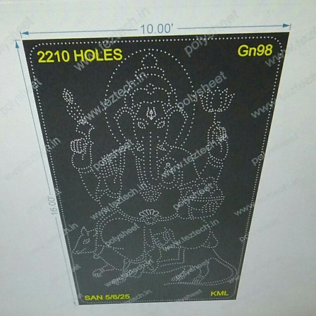 GN98 GANESHJI 4 PARTS 16X10 FEET 2210 HOLES