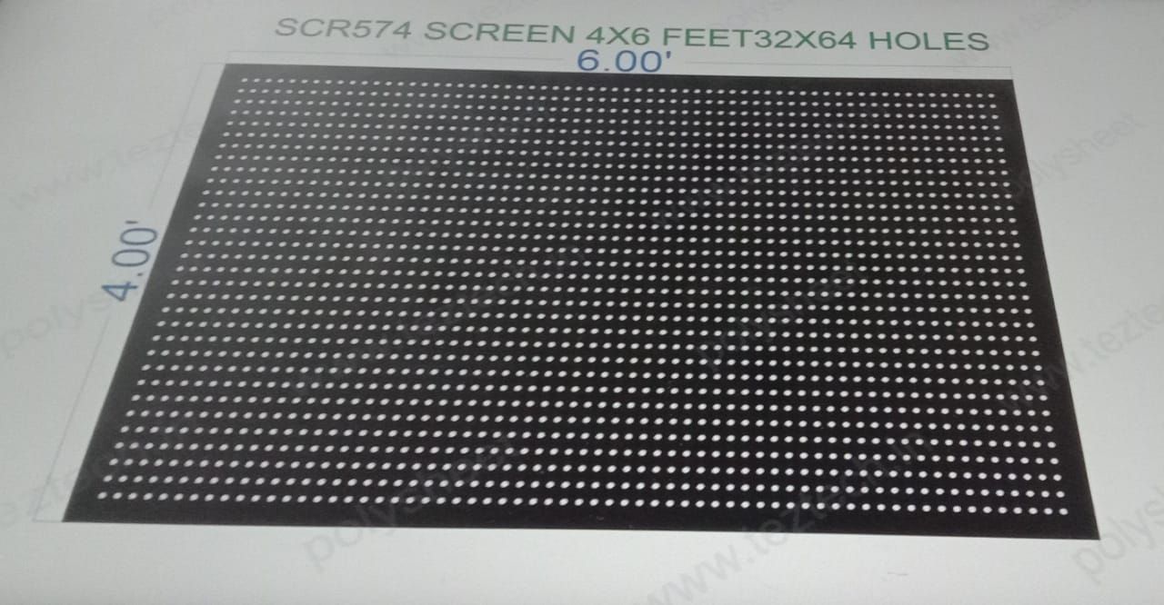 SCR574 4X6 FEET 32X64 HOLES SCREEN TOTAL HOLES=2048
