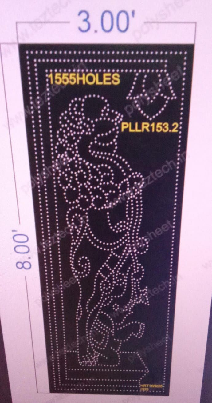 PLLR153.2  PILLAR  3X8 FEET 1555  HOLES