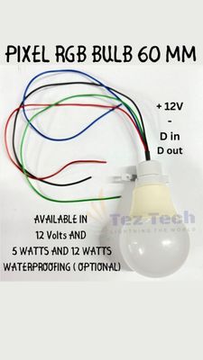(LMP1) 60MM 12V RGB BULB