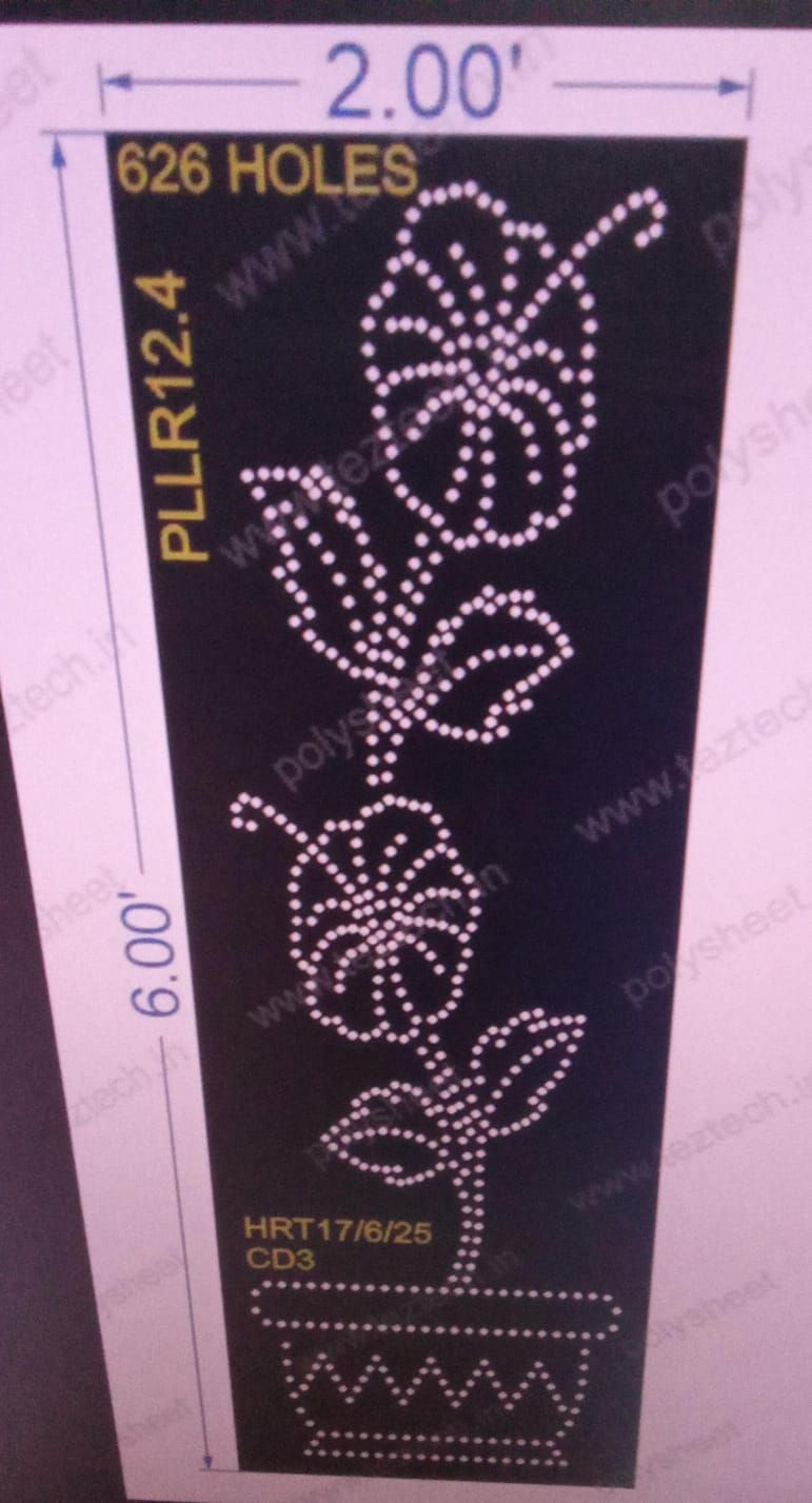 PLLR12.4 PILLAR 6X2 FEET 626 HOLES