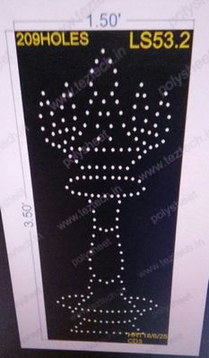 LS53.2  LAMP STAND 1.5X3.5  FEET 209 HOLES