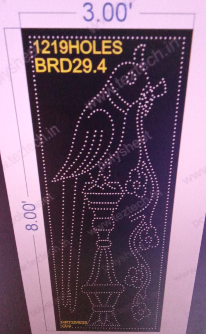 BRD29.4 BIRD 8X3 FEET 1219  HOLES