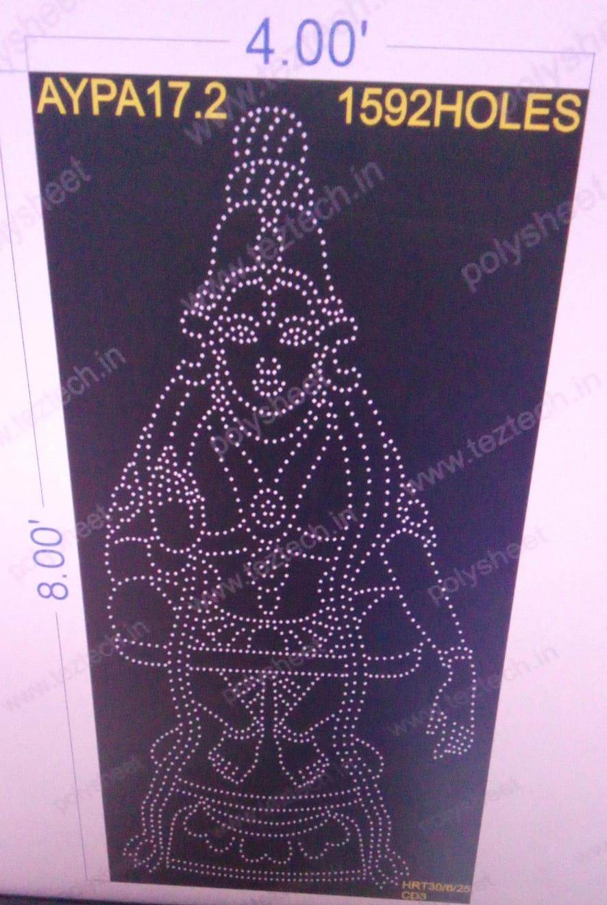 AYPA17.2 Ayyappa 8X4 FEET 1592  HOLES