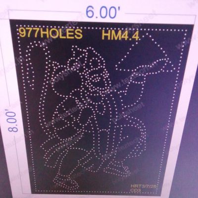 HM4.4  HANUMANJI 8X6  FEET 977 HOLES