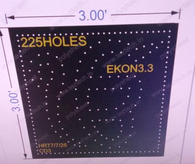 EKON3.3  EKONKARA  3X3  FEET 225  HOLES