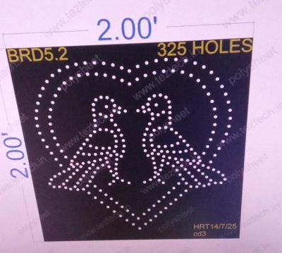 BRD5.2 BIRD 2X2 FEET325 HOLES
