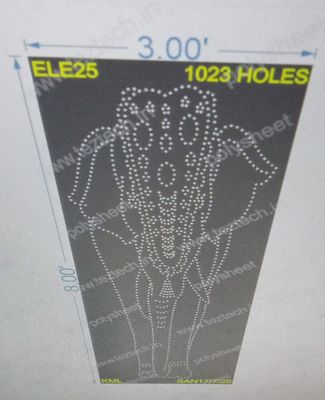 ELE25 ELEPHANT 1 PART 8X3 FEET 1023 HOLES