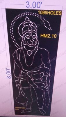 HM2.10 HANUMAJI 1 PART 3X8  FEET 1099 HOLES
