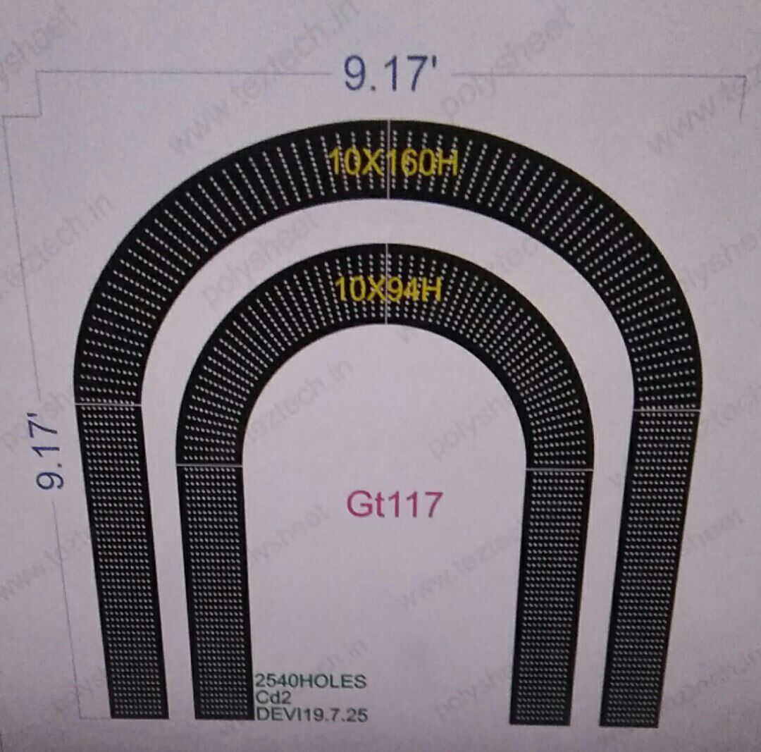 GT117 GATE 8 PARTS 9X9 FEET 2540 HOLES