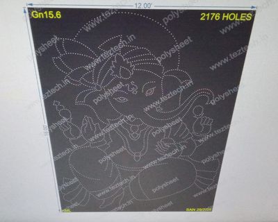 GN15.6 GANPATIJI 4 PARTS 16X12 FEET 2176 HOLES