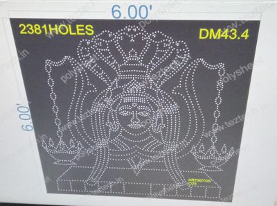 DM43.4 DEVI MATA 6X6 FEET 2381  HOLES