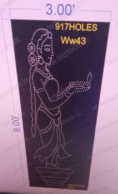 WW43  WOMEN WITH DIPAK  8X3  FEET 917 HOLES