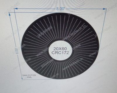 CRC172 CIRCLE DESIGN 2 PARTS 8X8 FEET 1200 HOLES