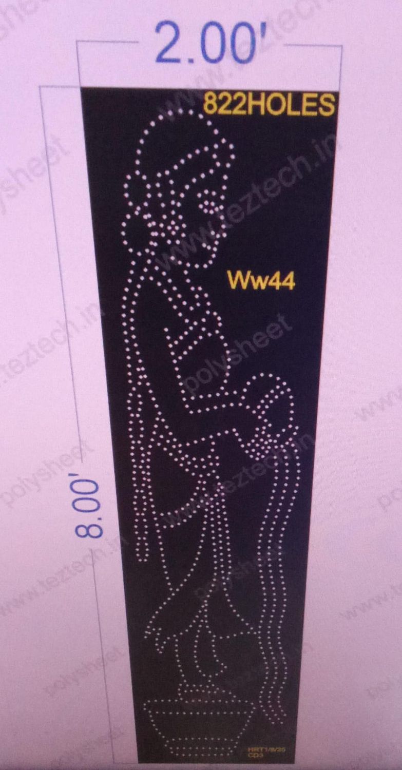 WW44  WOMEN WITH WATER  8X2  FEET 822 HOLES